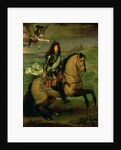 Equestrian Portrait of Louis XIV Crowned by Victory, c.1692 by Pierre Mignard
