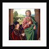 Peter II Duke of Bourbon presented by St. Peter, left hand wing of a triptych, c.1492-93 by (fl.c.1483-c.1529) Master of Moulins