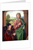Peter II Duke of Bourbon presented by St. Peter, left hand wing of a triptych, c.1492-93 by (fl.c.1483-c.1529) Master of Moulins