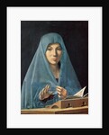 The Annunciation, 1474-75 by Antonello da Messina
