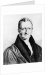 Portrait of Thomas Robert Malthus engraved by Fournier for the 'Dictionary of Political Economics', 1853 by John Linnell