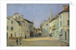 Rue de la Chaussee at Argenteuil, 1872 by Alfred Sisley