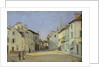 Rue de la Chaussee at Argenteuil, 1872 by Alfred Sisley