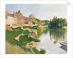 The River Bank, Petit-Andely, 1886 by Paul Signac