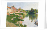 The River Bank, Petit-Andely, 1886 by Paul Signac