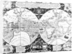 World map; Vera Totius Expeditionis Nauticae by Jodocus Hondius