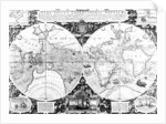 World map; Vera Totius Expeditionis Nauticae by Jodocus Hondius