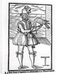 A Falconer with his Goshawk by English School