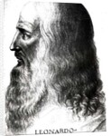 Portrait of Leonardo da Vinci by Italian School