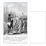 The Landing of a French Auxiliary Army at Rhode Island in America, 11 July 1780 by German School