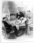 President Garfield Lying Wounded in his Room at the White House, Washington by American School