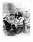 President Garfield Lying Wounded in his Room at the White House, Washington by American School