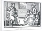 A Puritan Family by English School