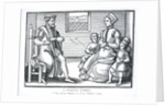 A Puritan Family by English School