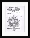 Nova Britannia. Offring Most Excellent Fruites by Planting in Virginia, 1609 by English School