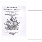 Nova Britannia. Offring Most Excellent Fruites by Planting in Virginia, 1609 by English School