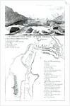 A Perspective View of Lake George and a Plan of Ticonderoga by American School