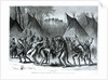 Scalp Dance from 'Sketches of Indian Warfare' by William de la Montagne Cary