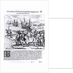 Columbus in What Was First Called India, Welcomed by the Indians with Gifts by English School