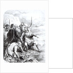 Canute Reproving the Flattery of his Courtiers by English School