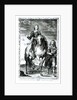 Equestrian portrait of Oliver Cromwell engraved by Pierre Lombart by Anthony van Dyck