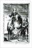 Equestrian portrait of Oliver Cromwell engraved by Pierre Lombart by Anthony van Dyck