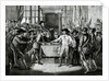 Oliver Cromwell Dissolving the Long Parliament in 1653 by English School