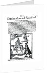 The Declaration and Standard of the Levellers, April 23 1649 by English School