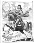 Equestrian portrait of his Excellency Sir Thomas Fairfax 3rd baron by Edward (after) Bower