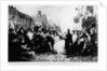 The Mobbing of John Wesley at Wednesbury by English School