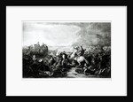 The Death of Colonel James Gardiner at the Battle of Prestonpans in 1745 by English School