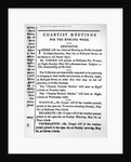 Notices for Chartist Meetings in the 'Midland Counties Illuminator', 15 May 1841 by English School