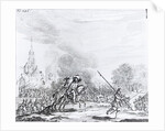Retreat from the Battle of Worcester, 3rd September 1651 by English School