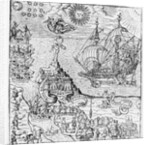 Queen Elizabeth I on Board a Ship by English School