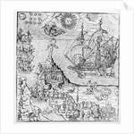 Queen Elizabeth I on Board a Ship by English School