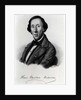 Portrait of Hans Christian Andersen by Johan Frederick Moller