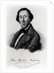 Portrait of Hans Christian Andersen by Johan Frederick Moller