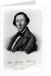 Portrait of Hans Christian Andersen by Johan Frederick Moller