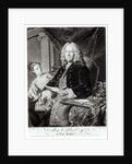 Colley Cibber 1758 by Jean Baptiste (after) Vanloo