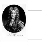 John Dryden engraved by William Faithorne by Johann Closterman