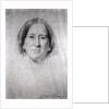 First Study for the Portrait of George Eliot 1860 by Samuel Laurence