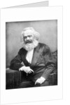 Portrait of Karl Marx by English Photographer