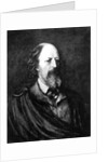 Portrait of Alfred, Lord Tennyson by English School