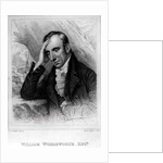 Portrait of William Wordsworth engraved by Henry Meyer by Richard Carruthers