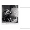 Self Portrait Painting the Comic Muse by William Hogarth