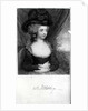 Portrait of Fanny Burney pub. by Henry Colburn, London, 1842 by English School
