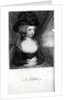 Portrait of Fanny Burney pub. by Henry Colburn, London, 1842 by English School