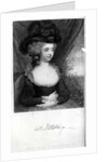 Portrait of Fanny Burney pub. by Henry Colburn, London, 1842 by English School