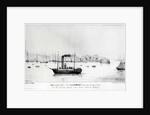 The 'Clermont', the first Steam Packet, sailing from New York to Albany in September 1807 by J.H. (after) Sherwin