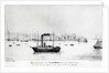 The 'Clermont', the first Steam Packet, sailing from New York to Albany in September 1807 by J.H. (after) Sherwin